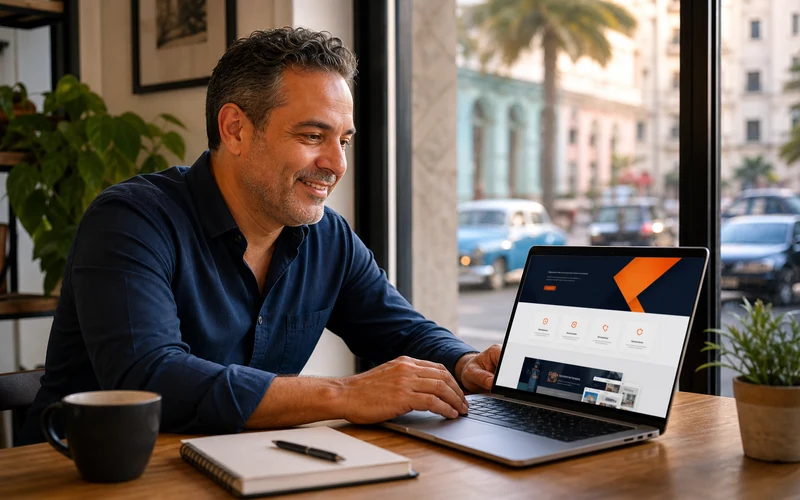 Página web profesional para negocio en Cuba